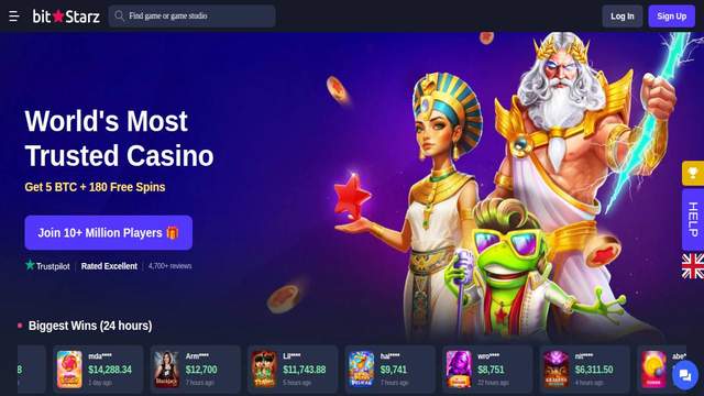 BitStarz casino screenshot